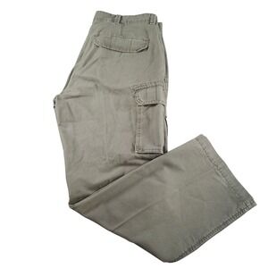 St Johns Bay Mens Green Mountain Cargo Pants Olive Green 36x30 New NWT